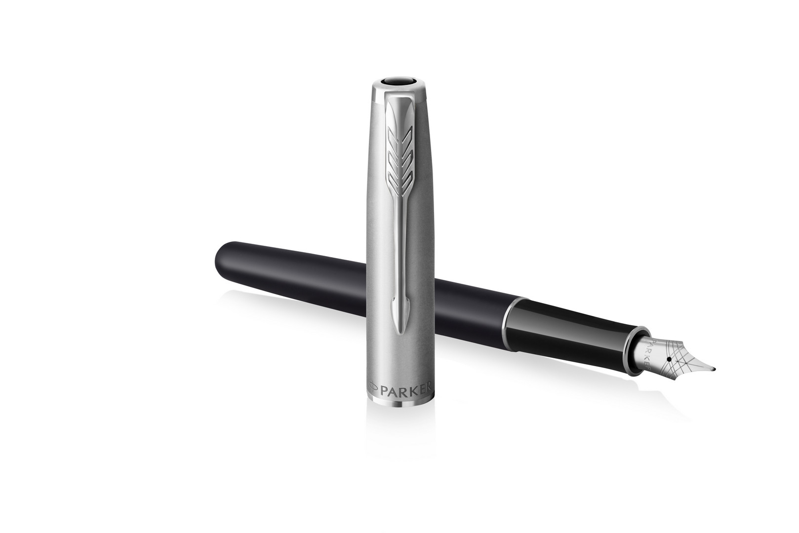 Pióro wieczne Parker Sonnet Sand Blasted Metal Black CT